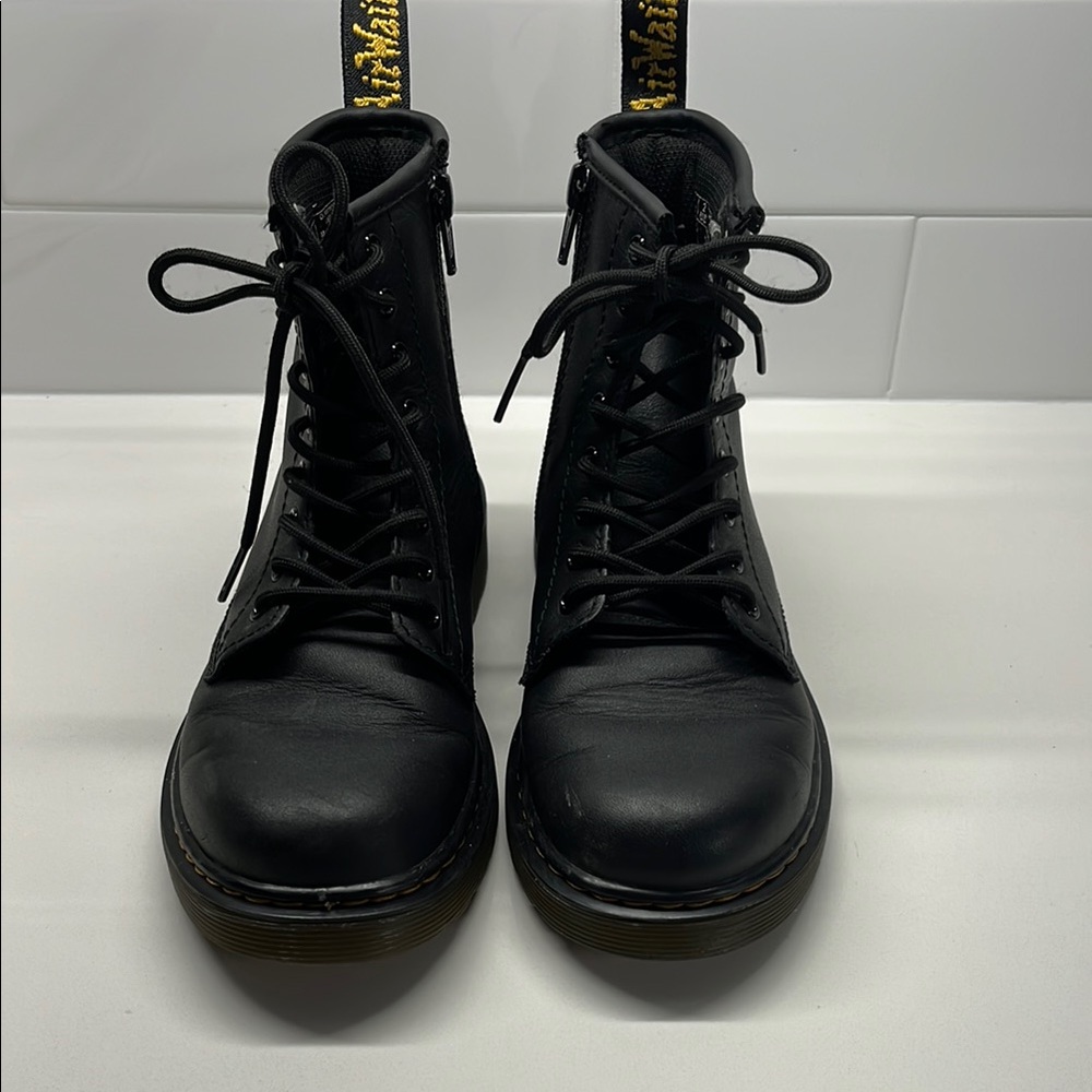 Dr Martens girls black boots size 2